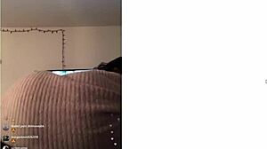 I am Instagram girl 33, showing off my big ebony ass and tits