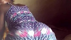 crazy bitch has fun in her room without leaving