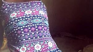 crazy bitch has fun in her room without leaving