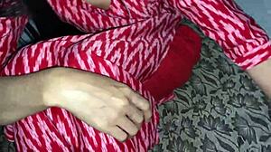 Nawali married bhabhi feels passion with devar in hot sex.