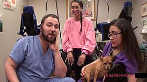 Tampa University entrance physical featuring Kitty Catherine in a lively scene.