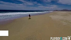 Super sexy MILF from Vancouver BC strips solo in softcore Playboy video