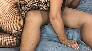 Fucking My Latina Employee In New Lingerie Anal Scene