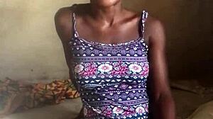 crazy bitch has fun in her room without leaving