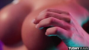 Fit Blonde MILF Loves Stretching Tight Ass