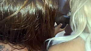 Naughty wife calls friend for ANAL threesome!