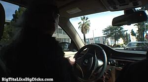 Horny stacked blonde babe masturbates her wet pussy then fucks huge cock