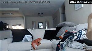 Huge tits webcam redhead