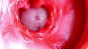 Big Red Cock Inside Juicy Hole Gives Sperm