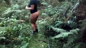 thought no cum in mouth after afternoon fuck in woods, but got it anyway