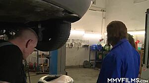 secretary gives up her asshole for a job