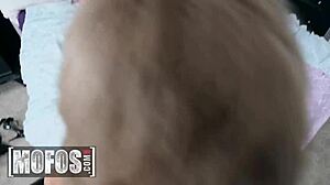 Mofos - Ryan Keely Puts On Lingerie And High Heels Then Slides Panties To Ride Big Cock!