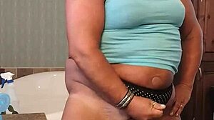 Darcy Cumming At Home With Intense Cumshot!