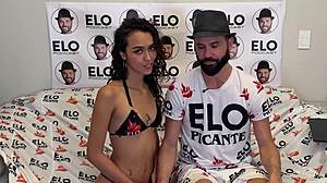 abby carter in colombian casting interview for spicy room