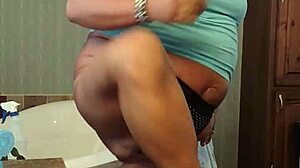 Darcy Cumming At Home With Intense Cumshot!