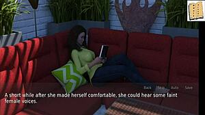 a wife and her stepmother share family moments