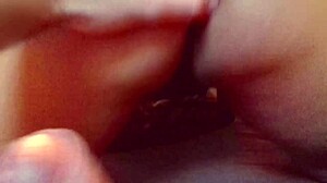 my horny secretary rode me and a carrot in our threesome!