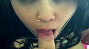 TITS OUT POV BLOWJOB WITH INTENSE SUCKING