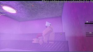 A nice quickie with a fan featuring monster cock in big ass.