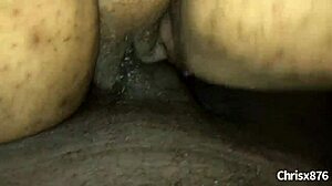 So, you think this amateur bbw with big ass can handle soft doggystyle riding on a monster black cock? Let's see the close-up ebony homemade action!