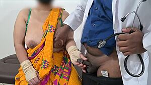 Doctor Examines Telugu Aunty's Boobs in Hospital