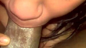rough sloppy blowjob milking balls with milk