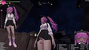 watch this hentai 3d futanari girl masturbate in secrets of exposure?