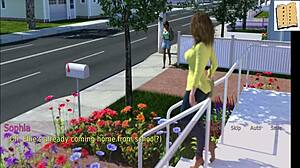 a wife and her stepmother share family moments