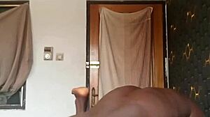 Hey, my naughty 18+ black slut really craves that rough pussy punishment in the garage