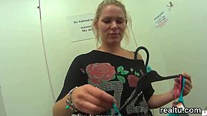 adorable czech chick seduced and banged in pov at shopping centre