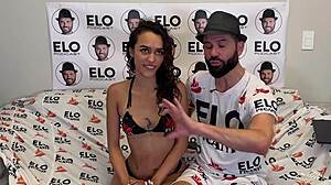 abby carter in colombian casting interview for spicy room