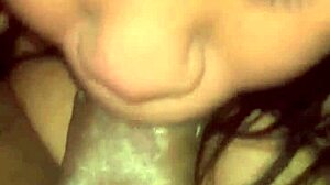 rough sloppy blowjob milking balls with milk