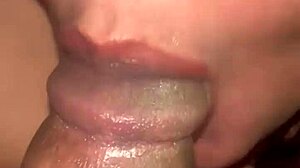 rough sloppy blowjob milking balls with milk