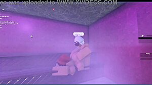 A nice quickie with a fan featuring monster cock in big ass.