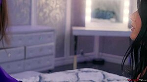 Milana Ricci seduces Sienna Rae in stepfamily squirt fun 😏