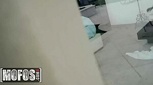 Mofos - Ryan Keely Puts On Lingerie And High Heels Then Slides Panties To Ride Big Cock!