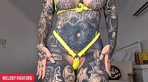 Curvy Woman Twerks in Micro Bikini and Tries on Easter Bunny Lingerie