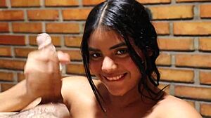 Realistic doll gift for sex with young woman