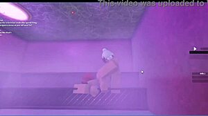 A nice quickie with a fan featuring monster cock in big ass.