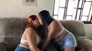 Wet Latina Teen With Big Ass And Natural Tits In Lesbian Pussy Play
