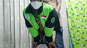 i pranked the delivery girl into fucking when she brought food