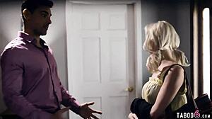 Paranoid wife suspects teen 18+ babysitter with big tits 😈