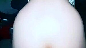 young couple fucks on motorcycle in alley, almost caught by neighbors