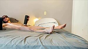 i stroke my cock with vibrating toy