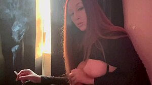 Italian Artemisia Love Dildo Handjob Smoking