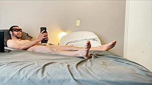 i stroke my cock with vibrating toy