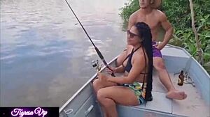 Tigresa VIP takes two huge cocks in her ass with favorite sister-in-law Mia Bucetinha intensely