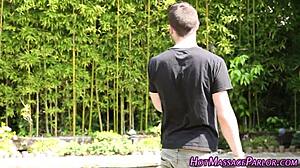 Masseuse Gives Handjob And Blowjob