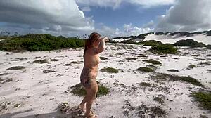 I vazou online, shaved, bent over for doggystyle and face fuckin' mah big clit