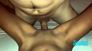 Wife cums on her lover's cock! 😍